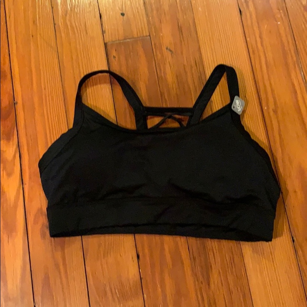 Black (large) sports bra